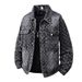 Spring And Autumn New Jacquard Denim Jacket Men's Loose American High Street Top 2025 Design Niche Cross Border Jacket_mkmklike.com