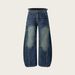Vintage High-Waisted Carpenter Jeans – Unisex Distressed Denim With Breathable Weave (XS-XXL)_mkmklike.com