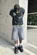 Men's European Streetwear "US" Patchwork Denim Shorts - Hip Hop AAA Distressed Jeans Shorts For Spring & Summer_mkmklike.com