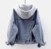 Women's Oversized Denim Jacket With Hood - Stylish Long Sleeve Casual Coat (Classic Blue) | S/M/L/Xl/2xl/3xl_mkmklike.com