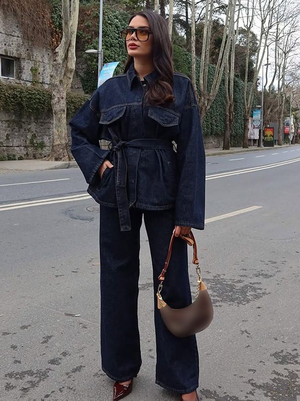 Women's Clothing Popular Fashion Casual Retro And Versatile Suit_mkmklike.com