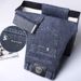 Men's Clothing Slim Fit Jeans Light Luxury Trendy Personalized Embroidered Casual Long Pants Versatile Straight Leg Thin Style_mkmklike.com