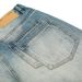 Washed Denim Jeans For Men Loose Wide-Leg Straight Long Gradient Distressed Ripped Pants Street Fashion Punk_mkmklike.com