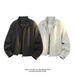 Cleanfit Deconstructed Three-proof For Men, Spring Trendy American-style Short Workwear Jacket With Stand-up Collar,_mkmklike.com