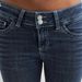 Low-Rise Flared Jeans – Y2K Double-Button Denim Pants With Stitching Detail (XS-XL, Classic Blue)_mkmklike.com