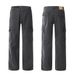 High Street Vintage Washed Denim Pants, Men's Loose Spring And Autumn American Commuting Straight Leg Work Pants_mkmklike.com