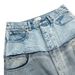Men's Clothing High Street Design Double Layer Stitching Baggy Jeans Loose Wide Leg Straight Denim Trousers Men_mkmklike.com