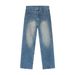 EF JEANS | 2023 Summer New Product Straight Loose And Thin Drape Floor Trousers Versatile Jeans Men And Women_mkmklike.com
