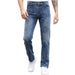 Men's Clothing Commerce Hot Selling Foreign Trade 2026 European And American Style Light Blue Paint Pants Men's Jeans Casual And Versatile Long Pants_mkmklike.com