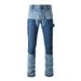 Men's Clothing Flared Jeans Trendy Contrast Color Flared Pants Men's High End Fashion Casual High End Men's Flared Pants_mkmklike.com