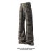American-style High Street Cool Distressed Street-style Flared Camouflage Pants, Autumn Loose Plus-size Slimming Jeans_mkmklike.com
