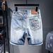 Men's Clothing Summer New Style Ripped Denim Shorts Men's Loose Five Point Shorts_mkmklike.com