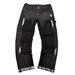 Men's Clothing Men's Denim Cargo Pants, European And American Fashion, Popular On Instagram Style, Stretch Patch Denim Layered Flared Pants 07_mkmklike.com
