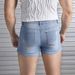 Trendy Distressed Denim Shorts For Women - High Waisted Light Blue Ripped Jeans Shorts With Stretch - Casual Summer Streetwear (S, M, L, Xl, 2xl)_mkmklike.com