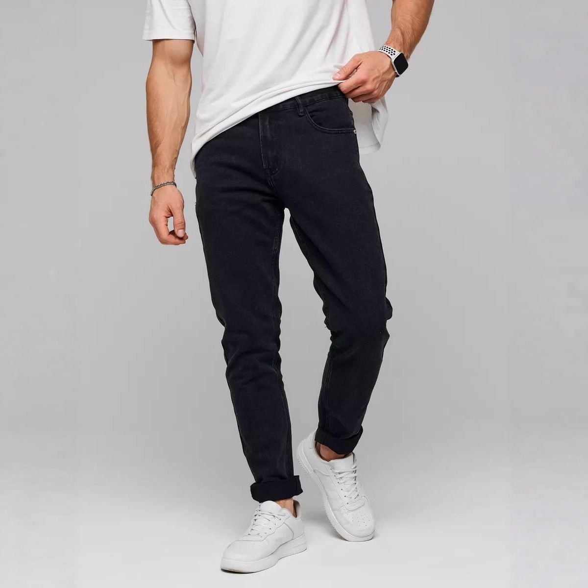 Men's Clothing Men's Ozon Stretch Jeans Loose Straight Leg Trousers For Autumn And Winter For Formal & Casual_mkmklike.com