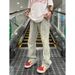 Nordmann American Retro Washed Jeans For Men, Autumn And Winter Loose Straight Casual Pants, High Street Hip Hop Design Pants_mkmklike.com