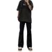 Men's Jeans New Spring/Summer American High Street Straight Fit Black Casual Micro Pull Long Pants_mkmklike.com