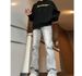 Versatile Velvet Black Soft Jeans Men's Autumn And Winter American Vibe Pants Slim And Thin Casual Micro-pull Trousers_mkmklike.com