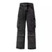 Men's Clothing High StreetStyle Multi Pocket Zipper Splicing Detachable Denim Overalls For Men And Women Trendy Loose Wide Leg Trousers_mkmklike.com