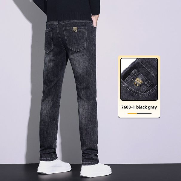 Loose Straight Men's Jeans Plus Size Pants Casual Pants Men's_mkmklike.com