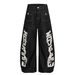 Men's Retro High Street Distressed Print Loose Fit Denim Jeans Vintage Washed Straight Leg Comfortable Cotton Blend Casual Pants_mkmklike.com