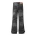 Washed Distressed Flared Jeans For Men, High Street American Style, Destroyed And Ripped, Loose Wide-Leg Pants, Trendy_mkmklike.com