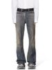 Men's Clothing Self Owned Bootcut Vintage Blue Bamboo Cotton Faded Washed Old Flared Jeans DirtyFit_mkmklike.com