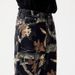 Men's Graffiti Print Wide-Leg Jeans High-Waisted Loose Fit Oversized Streetwear Denim Pants with Black Branch Motif Urban Aesthetic_mkmklike.com