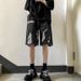 Men's Trendy Ripped Denim Shorts High Street Retro Loose Fitting Five Point Summer Style Thin_mkmklike.com