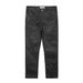 Waxed Coated Jeans For Men, Casual Multi-Pocket Cargo Slim Straight Pants, High Street Trend Solid Color Trousers_mkmklike.com
