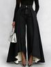 New Wide Leg Denim Pants For Women Extra Long Casual Solid Color Independent Websites_mkmklike.com