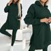 Women's Clothing sports leisure hooded sweatshirt thickened threaded leggings two piece suit_mkmklike.com