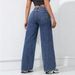 American Style Wide-Leg For Women 2025 Spring New Washed Loose Slimming Straight-Leg Floor-Length Jeans_mkmklike.com