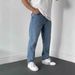 Classic Slim Fit Men's Jeans From Europe And America - Simple Four-Color New Design_mkmklike.com