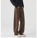 Men's Maillard Vintage Washed Straight Leg Jeans – Relaxed Fit, 100% Cotton, Retro Brown Denim (Sizes 28-40)_mkmklike.com