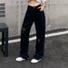 American Style Distressed Frayed Washed Denim Unisex High Street Trend Casual Loose Vintage Straight Pants_mkmklike.com