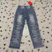 Men's Bootcut Stretch Jeans – Retro Blue Denim Pants (XL-3XL, Comfort Fit, Vintage Style)_mkmklike.com