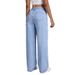 Rhinestone Butterfly Embellished High-Waisted Straight Leg Jeans For Women - Trendy Casual Denim Pants With Cotton Blend Fabric_mkmklike.com