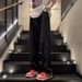 Men's Black Gray Denim Jeans Spring Style Cleanfit Loose Wide Leg Mid Waist Casual Trousers Trendy Retro Hong Kong Style_mkmklike.com