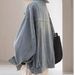 High-end Washed Light Blue Denim For Women, 2026 Spring New Korean Style Casual Loose Slim-fit Jacket_mkmklike.com