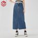 Ins Style Popular Denim Skirt Small Fragrance Chinese Style Slimming Commuting_mkmklike.com