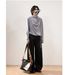 Men's American Style Black Curved Wide Leg Denim Jeans Trendy Loose Fit High End Feel Straight Leg Floor Length Trousers for Spring And Autumn_mkmklike.com