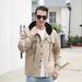 Cross-Border European And American New Heavy Jacquard Long Sleeve Color-Block Hooded Cardigan Sports Casual Men's Jacket_mkmklike.com