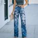 Women's Clothing Large Size Women's Casual Pants Thin Jeans _mkmklike.com