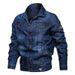 Men's Clothing Retro Casual Workwear Men's Vintage Denim Jacket With Multiple Pockets – Classic Workwear Style, Relaxed Fit, Stylish & Versatile_mkmklike.com