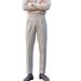 French Double Pleat Woolen Trousers Men's High-Quality Straight Slim Paris Button Business Casual Commuting Suit Pants_mkmklike.com