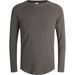 Men's Clothing Long-Sleeved Sports T-Shirt Cotton Training Suit Casual Thin Top Running Fitness Bottom_mkmklike.com