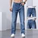 Men's Clothing Loose Straight High End Elastic Men's 2025 New Casual Long Pants Men Autumn_mkmklike.com