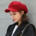 Hot Sale Auutmn Hats for Solid Plain Octagonal Newsboy Cap Men Ladies Casual Wool Hat Winter Beret Women Painte High Quality_mkmklike.com