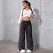 High-Waist Straight Leg Jeans For Women - Light Wash Relaxed Fit Wide Leg Denim Pants (S-5XL, Black, Blue, Grey)_mkmklike.com
